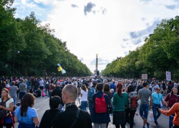 Demonstration gegen die Anti-Corona-Maßnahmen in Berlin