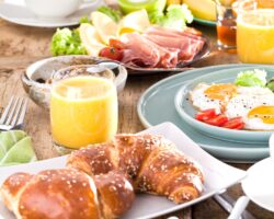 Ein klassisches westliches Frühstück.