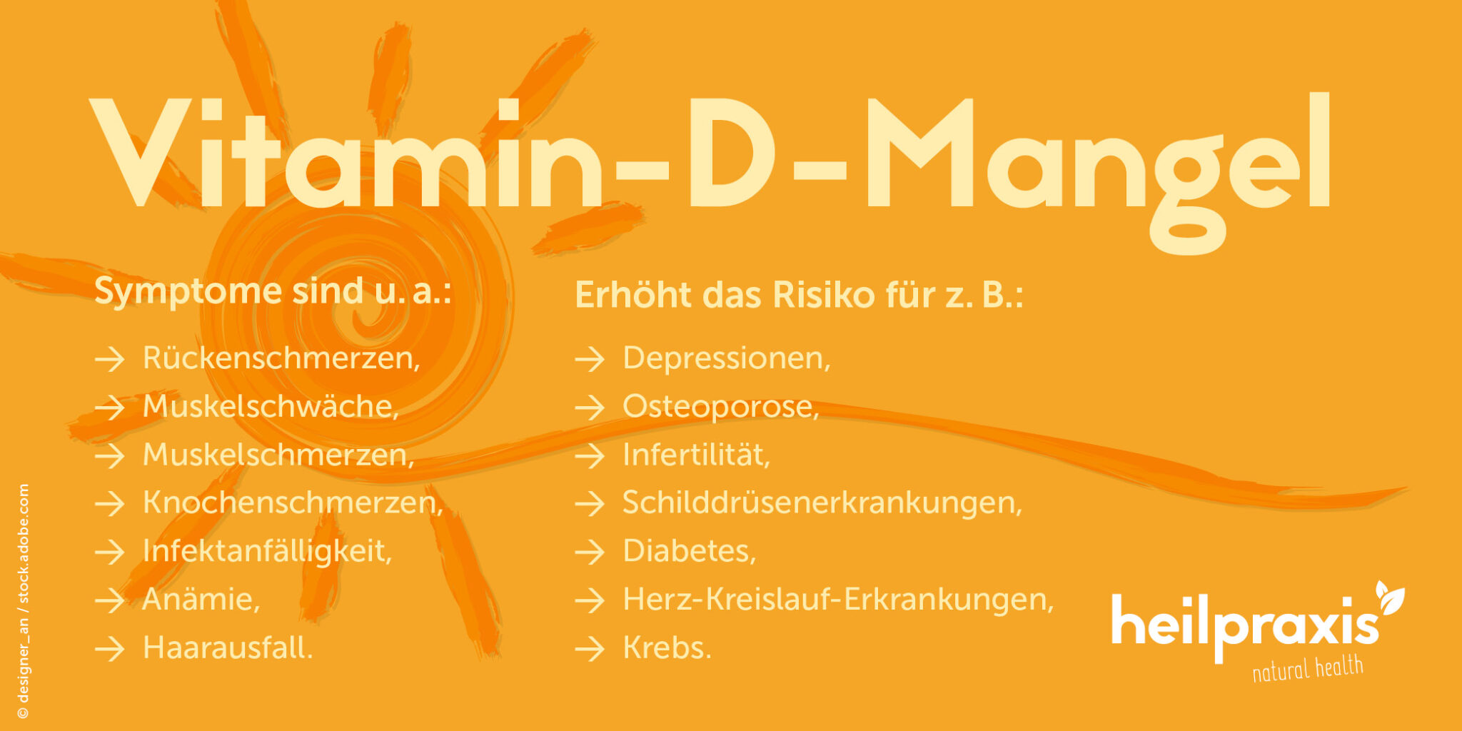 Vitamin-D-Mangel – Ursachen, Symptome Und Behandlung – Heilpraxis