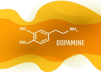 Chemische Formel für Dopamin